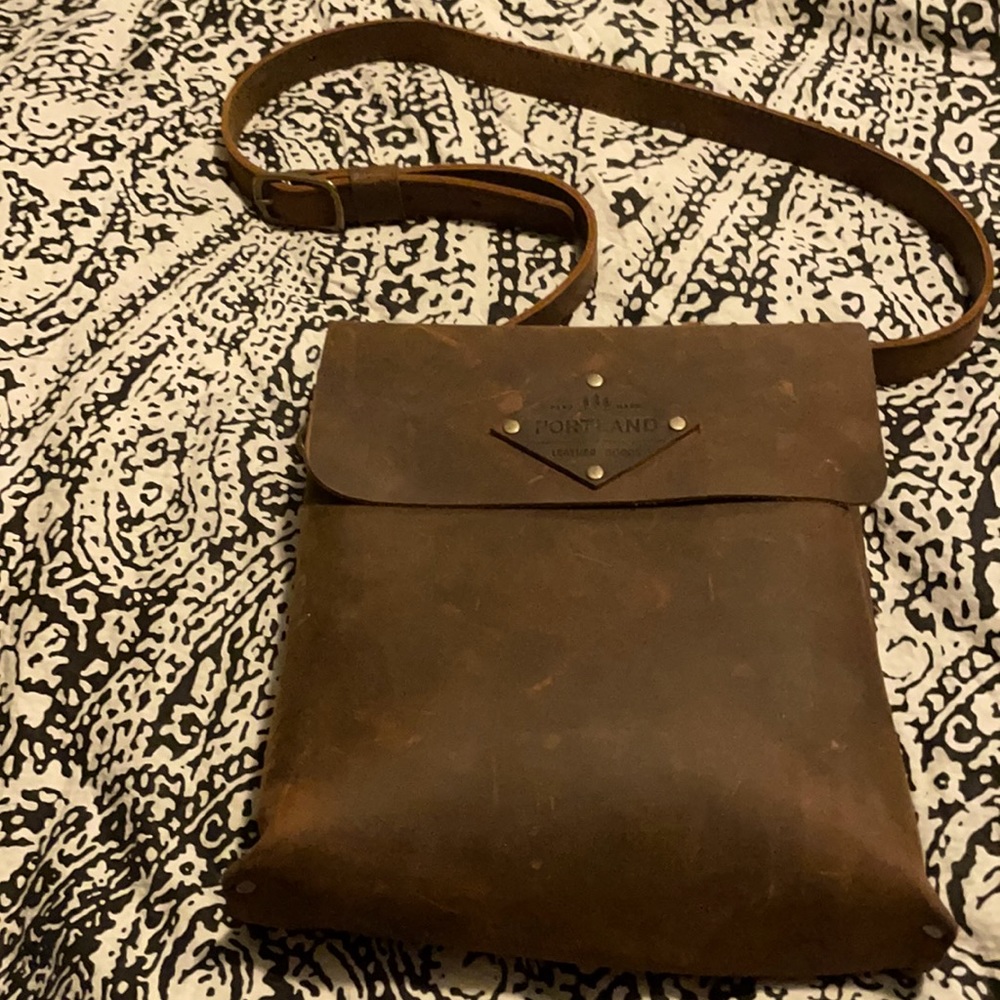 Crossbody Handmade Leather Purse.